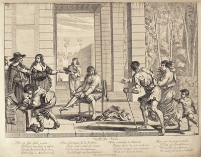Die Nackten kleiden von Abraham Bosse